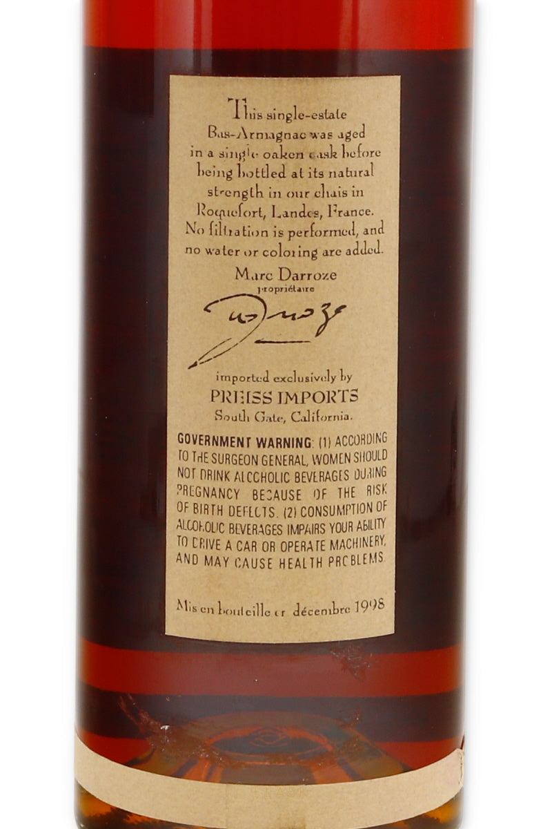 Francis Darroze Domaine de Saint Aubin Le Houga Bas Armagnac 32 Year Old 1966