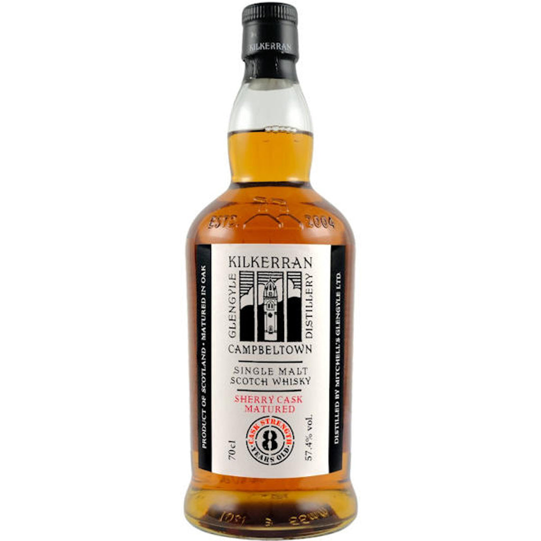 Glengyle Distillery Kilkerran Sherry Cask Matured 8 Year Old Single Malt Scotch Whisky 114.8 proof