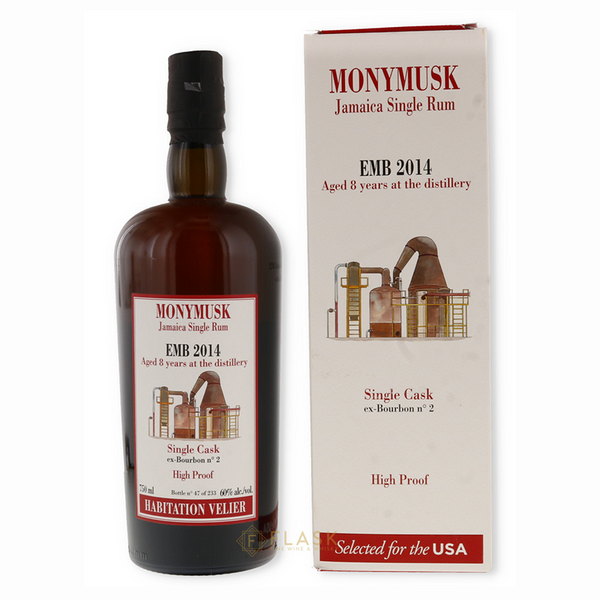 Habitation Velier Monymusk EMB 8 Year Single Cask Rum 2014 - Flask Fine Wine & Whisky