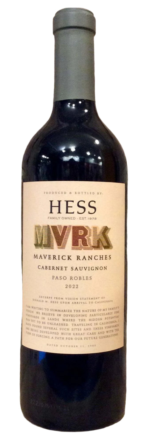 Hess Maverick Ranches Cabernet Sauvignon Paso Robles 2022 - Flask Fine Wine & Whisky