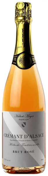 Hubert Meyer Cremant D'alsace Brut Sparkling Rose - Flask