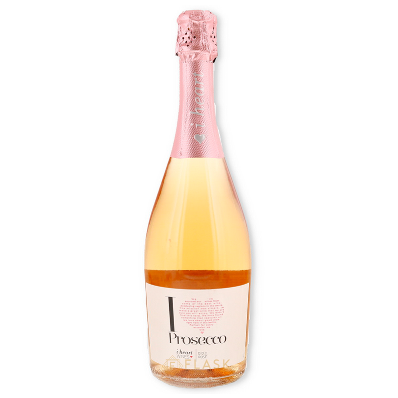 I Heart Prosecco Rose 750ml - Flask Fine Wine & Whisky