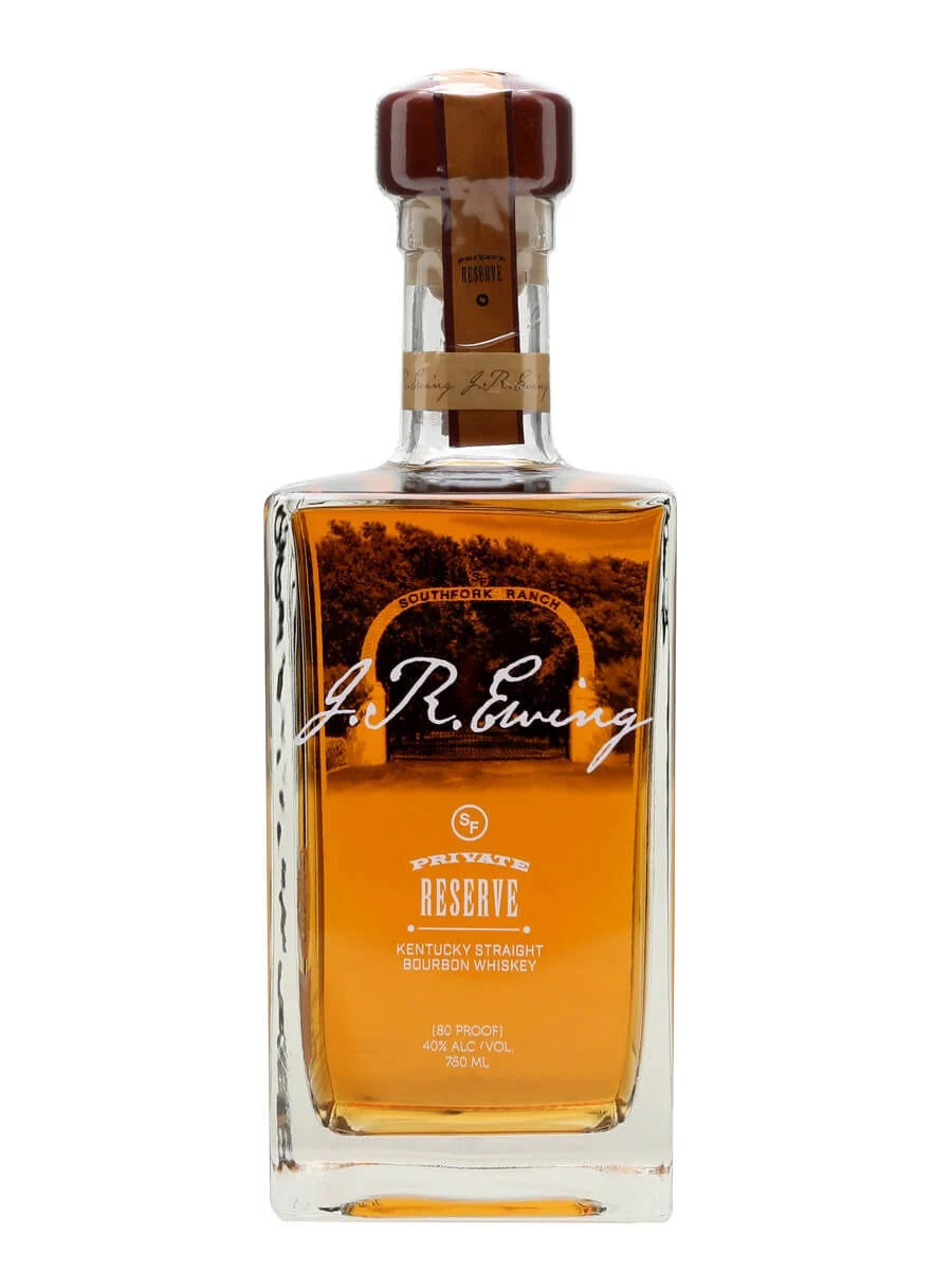 J.R. Ewing Private Reserve 4 year Bourbon Whiskey - Flask Fine Wine & Whisky