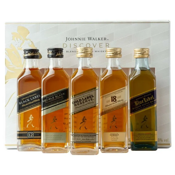 Johnnie Walker Discover 5 X 50ml - Flask