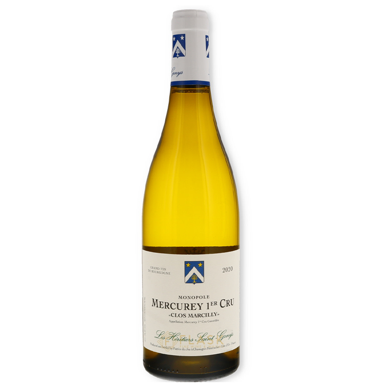 Les Heritiers Saint Genys Mercurey Blanc 1er Cru Clos Marcilly Monopole 2020 - Flask Fine Wine & Whisky