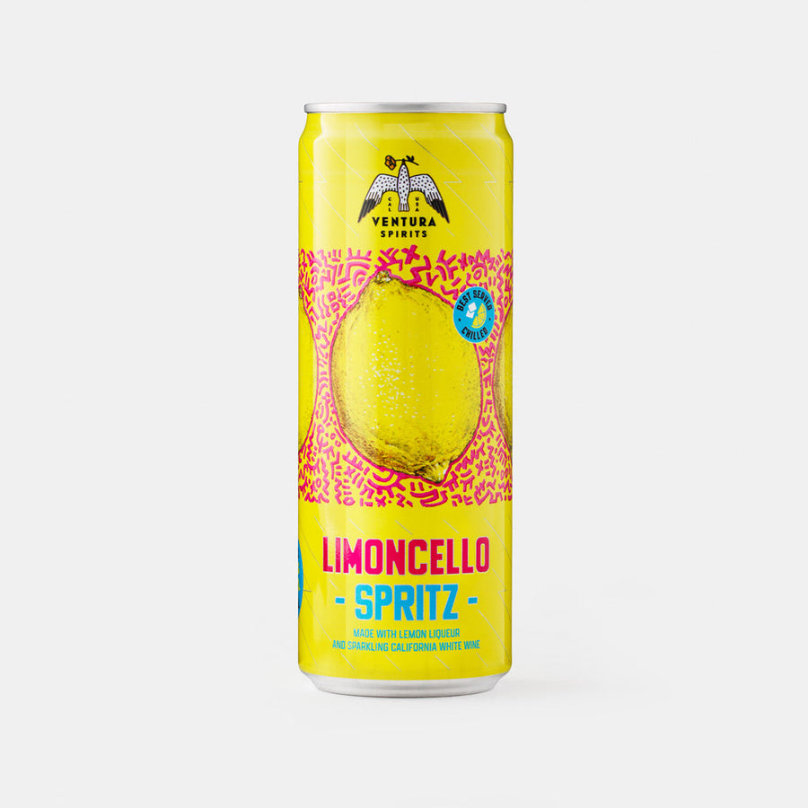Ventura Spirits Limoncello Spritz, single 12 oz can