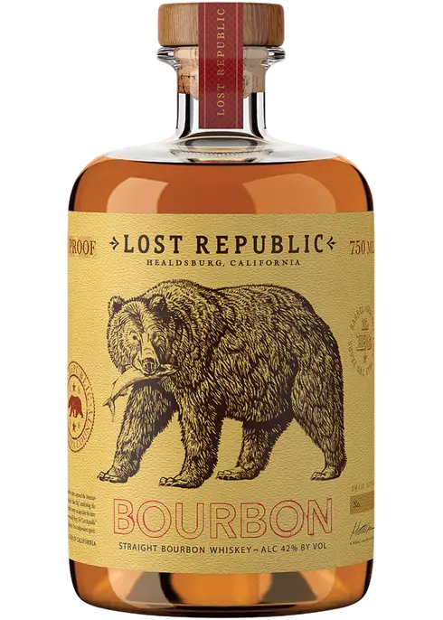 Lost Republic Straight Bourbon Whiskey 750 ml - Flask Fine Wine & Whisky