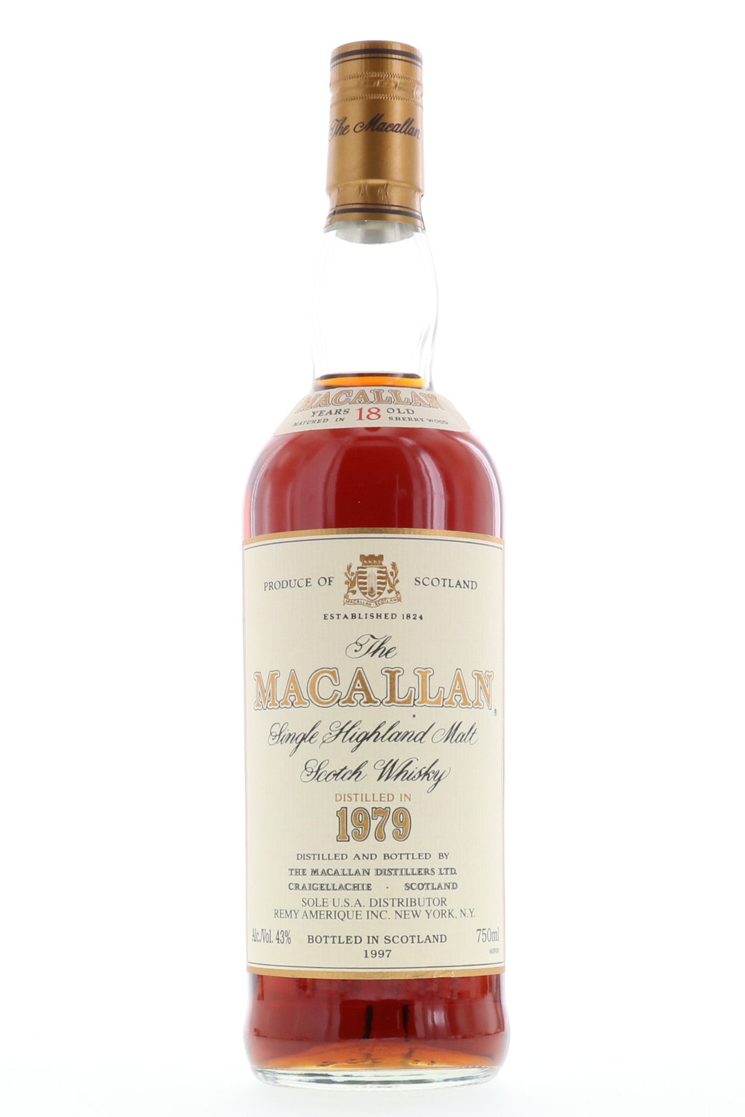 Macallan 18 Year Old Sherry Oak 1979 Original Box 750ml [BN] - Flask Fine Wine & Whisky