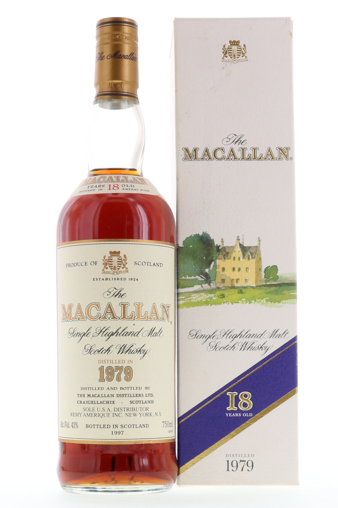 Macallan 18 Year Old Sherry Oak 1979 Original Box 750ml [BN] - Flask Fine Wine & Whisky