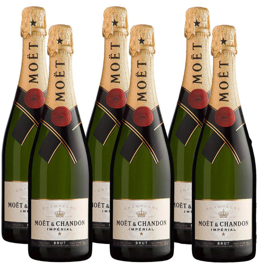 Moet & Chandon Brut Imperial Champagne 6 Bottle Case - Flask Fine Wine & Whisky