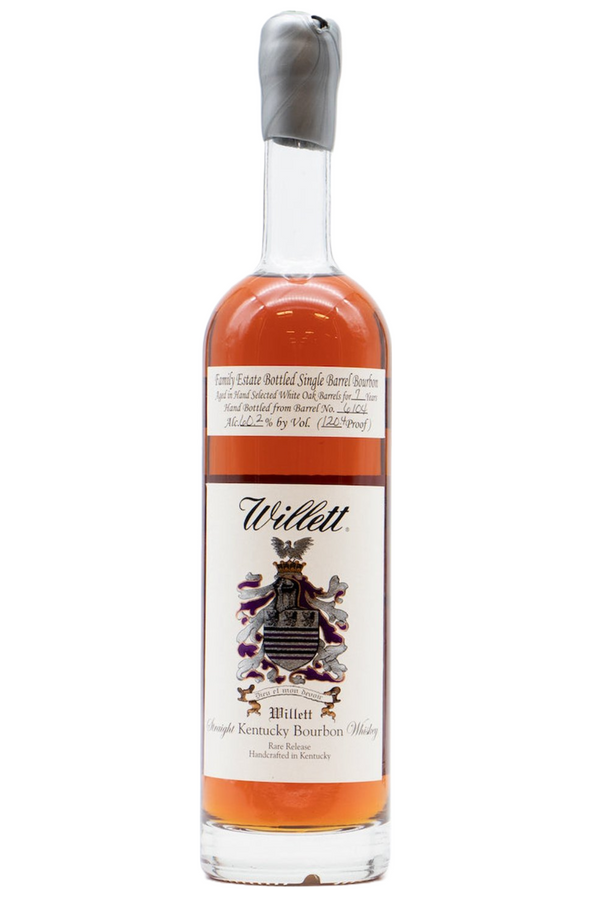 Willett Family Estate Single Barrel Bourbon 7 Year #6104 Silver Wax / Gajane Stockholm Sweden - Flask Fine Wine & Whisky