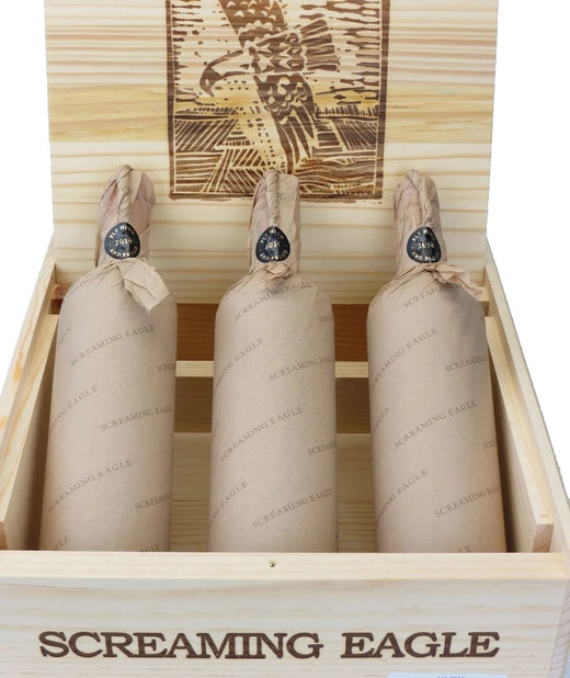 Screaming Eagle Cabernet Sauvignon Napa Valley 2022 3 Bottle Original Wood Case - Flask Fine Wine & Whisky