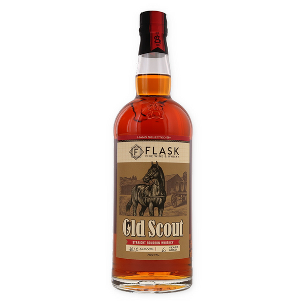 Smooth Ambler Old Scout Flask Exclusive Barrel Select 6 Year Old Bourbon 120.2 proof - Flask Fine Wine & Whisky