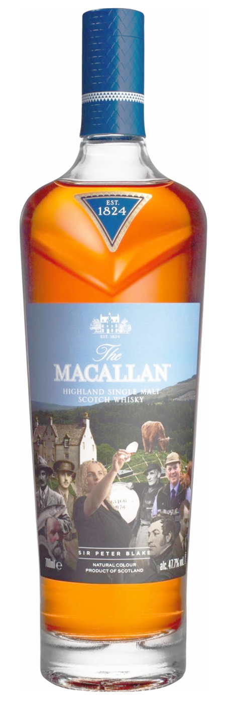Macallan Sir Peter Blake Single Malt Scotch Whisky - Flask Fine Wine & Whisky