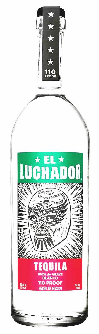 El Luchador 110 Proof Organic Tequila Blanco by 123 - Flask Fine Wine & Whisky