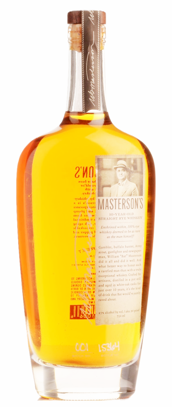 Masterson's 10 Year Old Straight Rye Whisky - Flask Fine Wine & Whisky