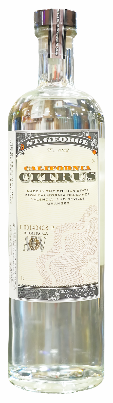 St. George California Citrus Vodka 750ml - Flask Fine Wine & Whisky
