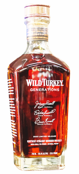 Wild Turkey Freedom 750ml 13年熟成53%750mm Wild Turkey 'Freedom' Kentucky Straight Bourbon Whiskey, USA