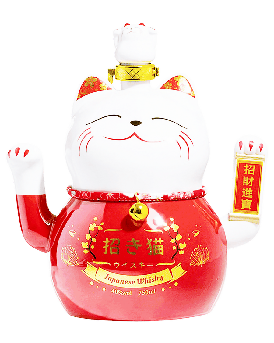 Lucky Cat Maneki-Neko Japanese Whiskey 80pf 750ml - Flask Fine Wine & Whisky