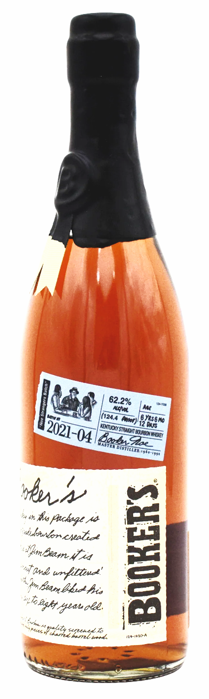 Buy Bookers Bourbon Batch 2021-04 Noe Strangers Batch 124.4 proof