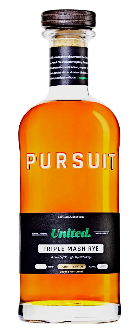 Pursuit United Triple Mash Rye 88pf 750ml - Flask Fine Wine & Whisky