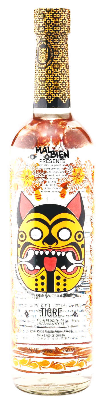 Mal Bien EL TIGRE Agua Bendita de Las Verdes Matas Papalote de maestro Tio Genio Garcia 750ml - Flask Fine Wine & Whisky