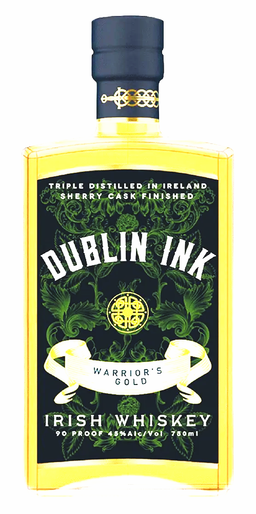 Dublin Ink Warrior's Gold Irish Whisky 750ml - Flask Fine Wine & Whisky