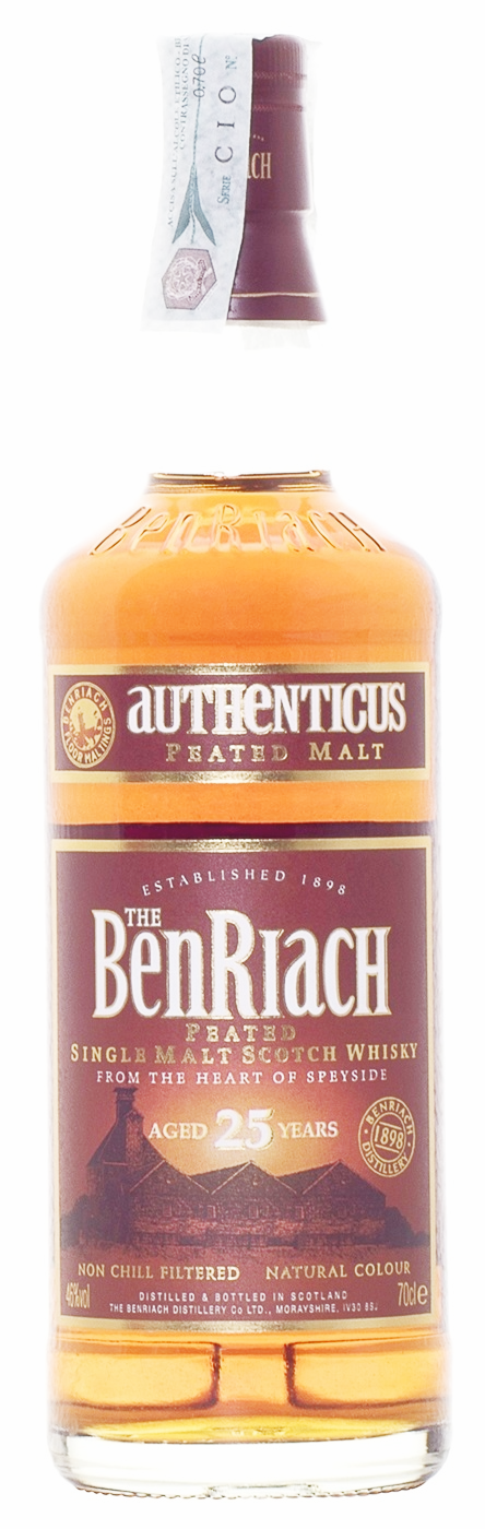 BenRiach Authenticus Peated 25 Year Old Single Malt Scotch 750ml - Flask Fine Wine & Whisky