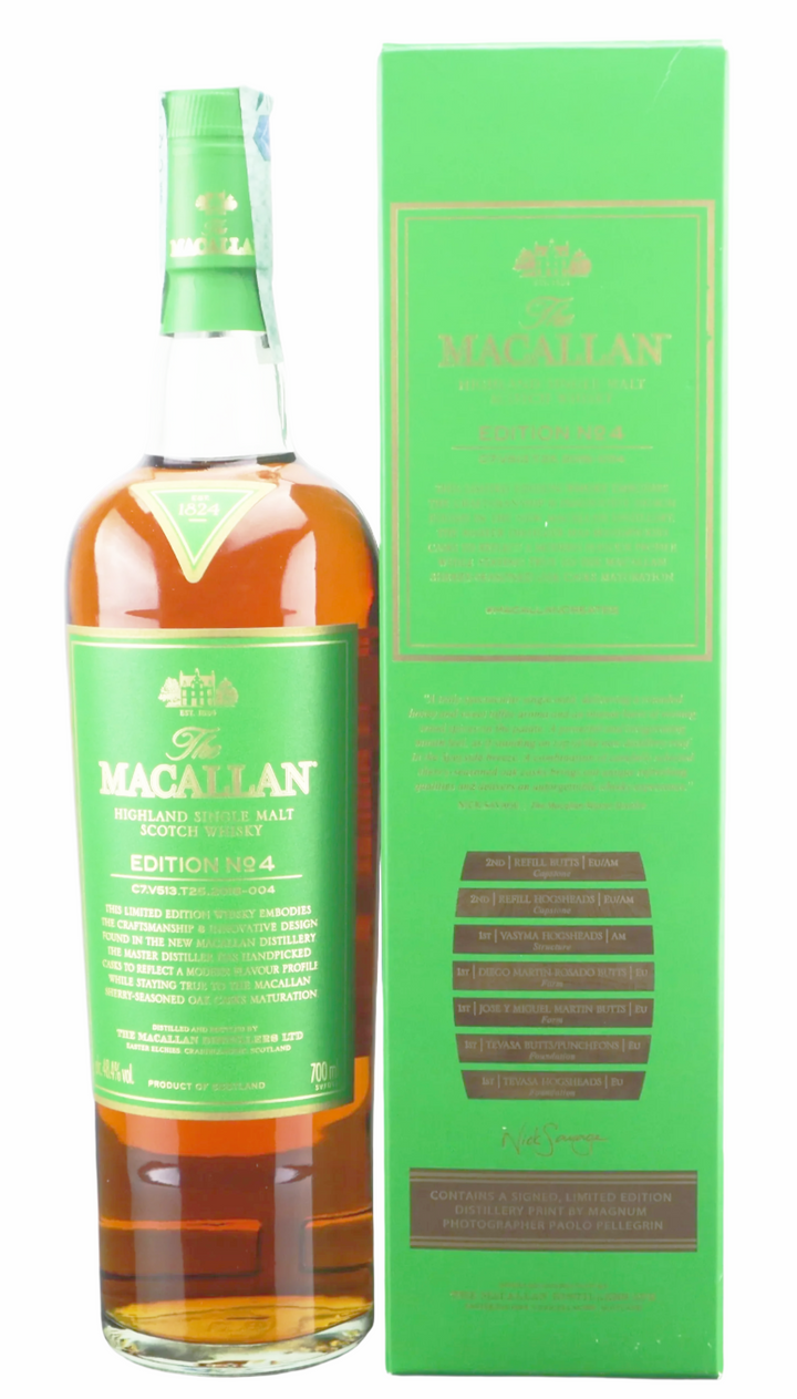 Macallan Edition 4 - Flask Fine Wine & Whisky