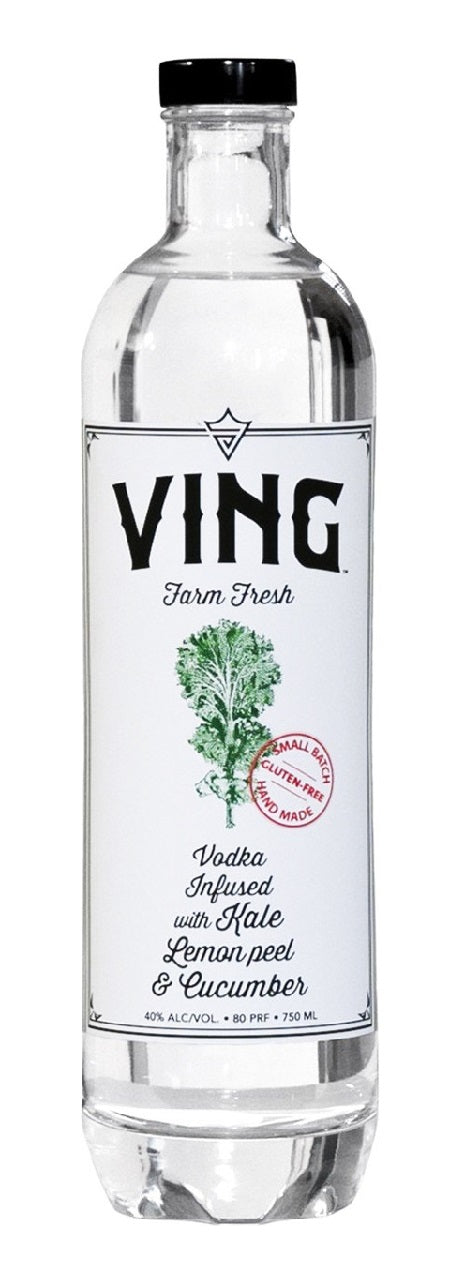 VING Kale Lemon Peel & Cucumber Infused Organic Vodka 750ml - Flask Fine Wine & Whisky