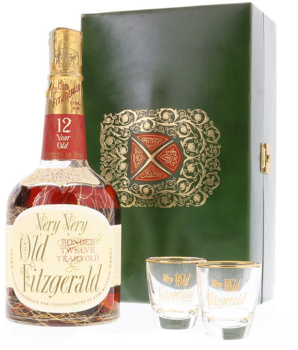 Very Very Old Fitzgerald 1953 Bottled in Bond 12 Year Old Bourbon 100 Proof / Stitzel-Weller Gift Set - Flask Fine Wine & Whisky