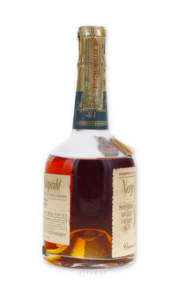Very Old Fitzgerald 1958 Bottled in Bond 8 Year Old Bourbon 100 Proof / Stitzel-Weller Half Pint