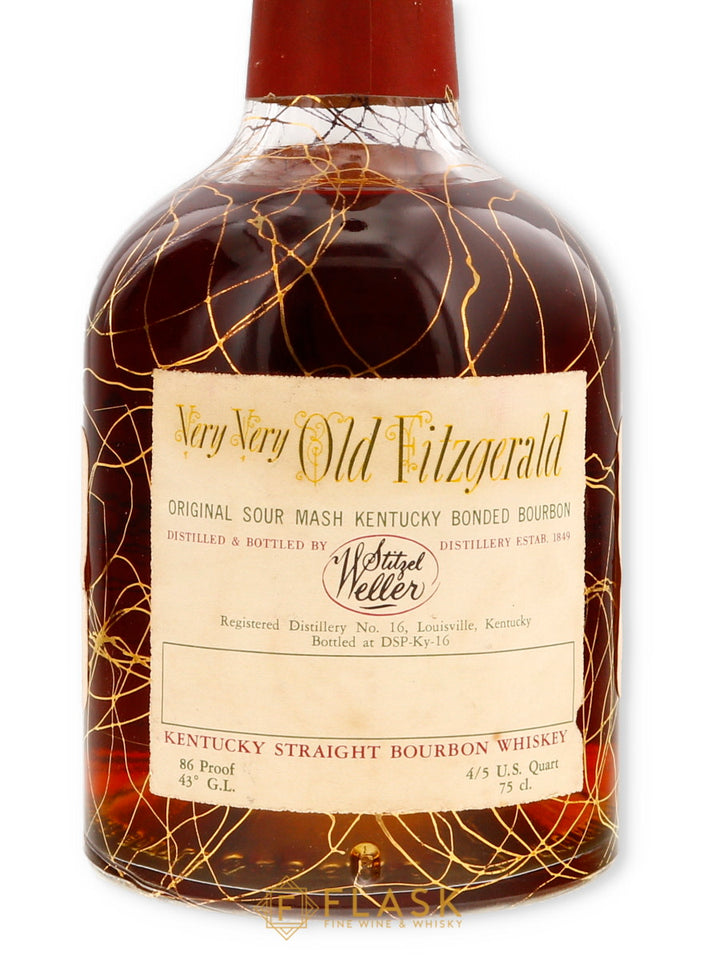 Very Very Old Fitzgerald 1956 12 Year Old Bourbon Bottled in Bond 86 Proof / Stitzel-Weller - Flask Fine Wine & Whisky