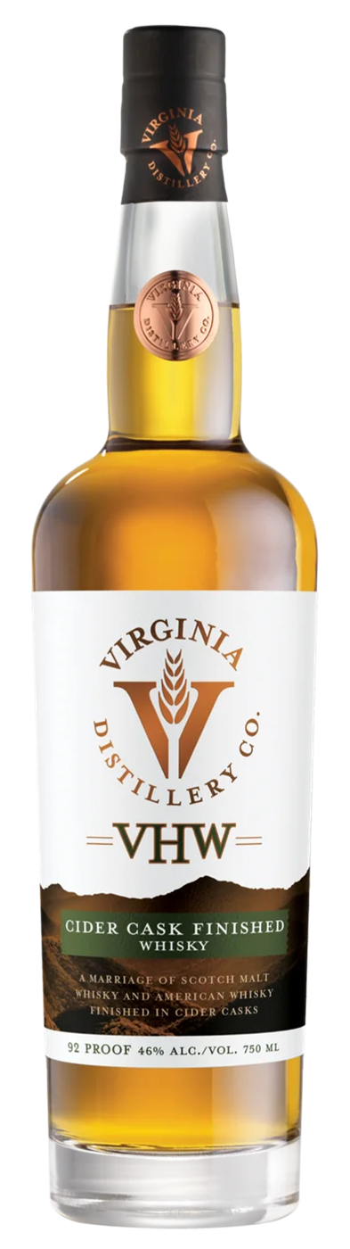Virginia Distillery Co. VHW Cider Cask Finished Virginia Highland Malt Whisky 750ml - Flask Fine Wine & Whisky