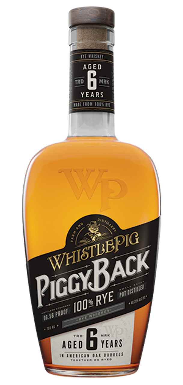 WhistlePig PiggyBack 6 Year Old Rye Whiskey 750ml - Flask Fine Wine & Whisky