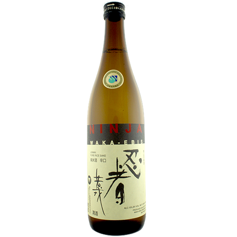 Wakaebisu Ninja Junmai Sake 720ml