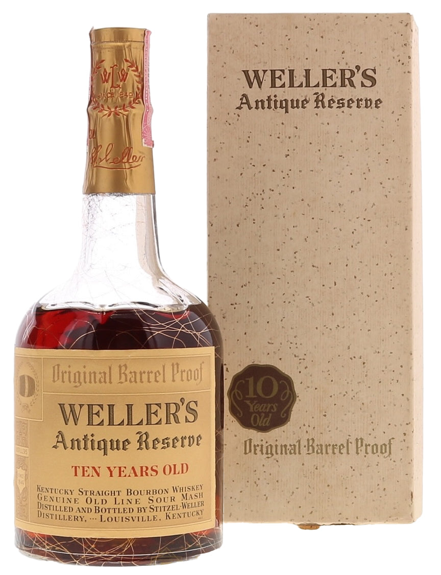 Weller Antique Reserve Original Barrel Proof 10 Year Old 4/5 Quart 110 Proof Bourbon / Stitzel Weller - Flask Fine Wine & Whisky