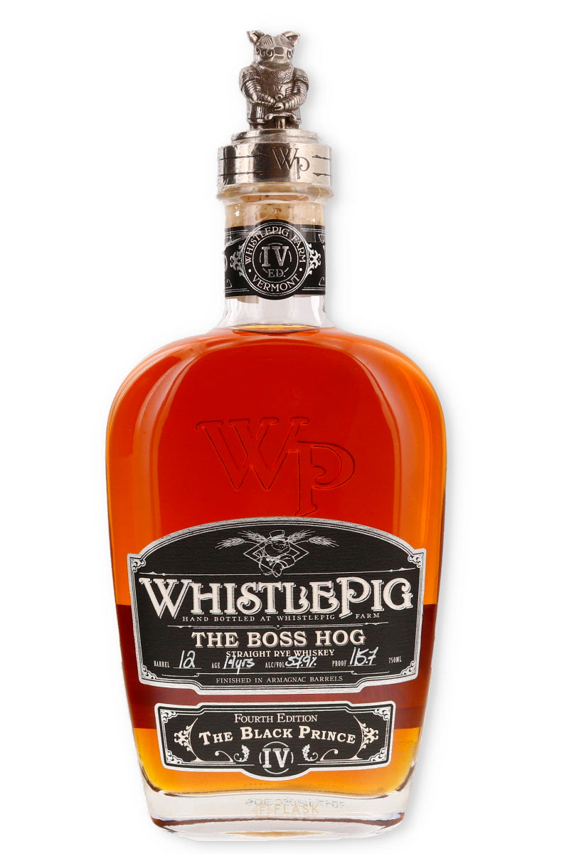 WhistlePig The Boss Hog IV The Black Prince 14 Year Old Rye - Flask Fine Wine & Whisky