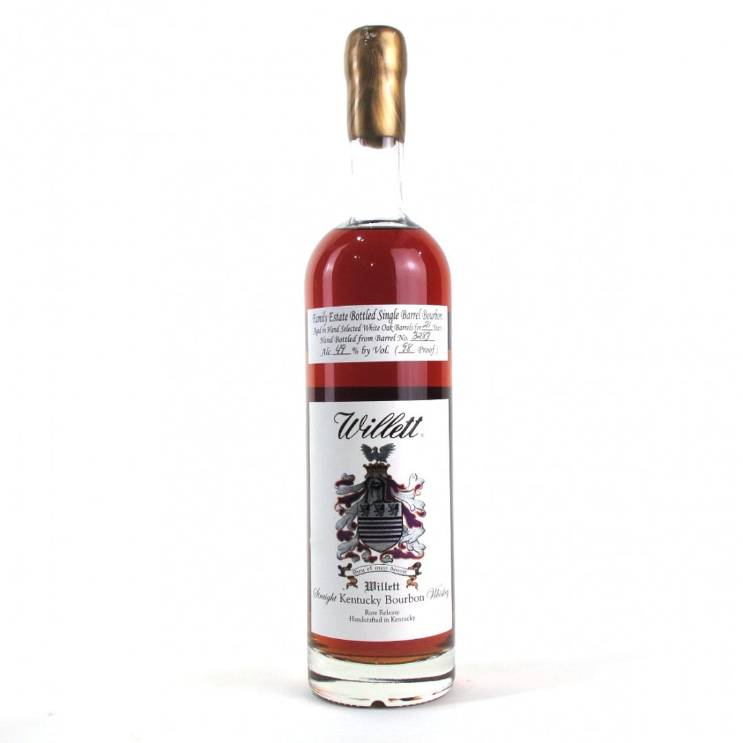 Willett Distillery Family Estate Bottled Single-Barrel 21-Year-Old Bourbon - Flask Fine Wine & Whisky