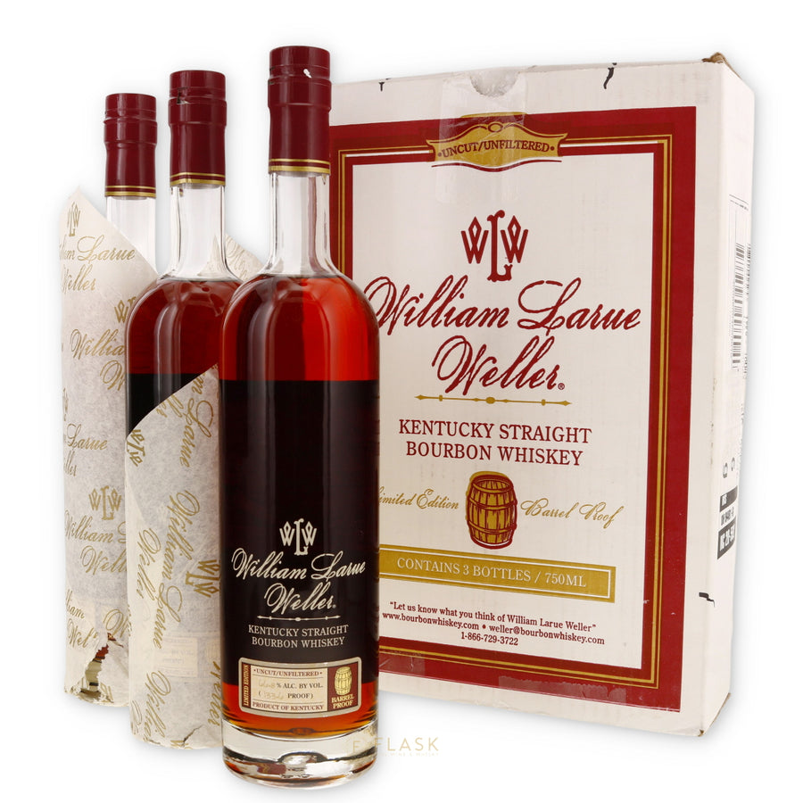 William Larue Weller 2023 3 Bottle Original Case Box Set - Flask Fine Wine & Whisky