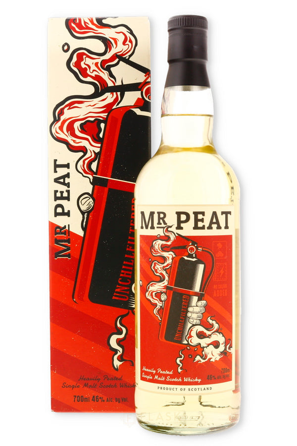 Mr Peat by Caol Ila Single Malt Scotch 92 proof 700 ml - Flask Fine Wine & Whisky