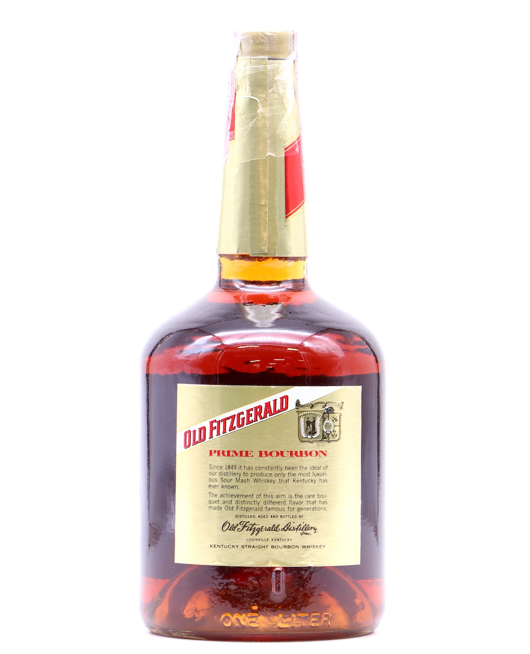 Stitzel Weller Old Fitzgerald Prime 6 Year Old Bourbon Stitzel Weller 1 Liter 1970s [Gift Box] - Flask Fine Wine & Whisky