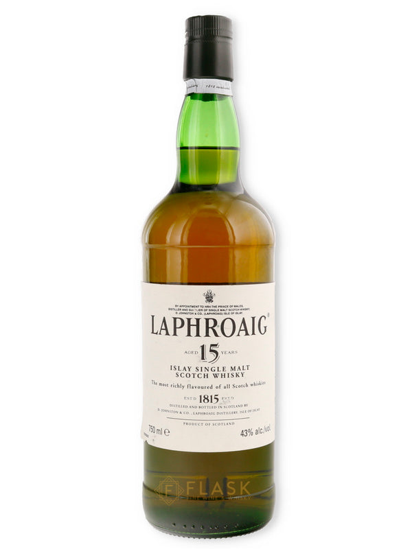 Laphroaig 15 Year Old Single Malt Original Bottling (2000s) - Flask Fine Wine & Whisky