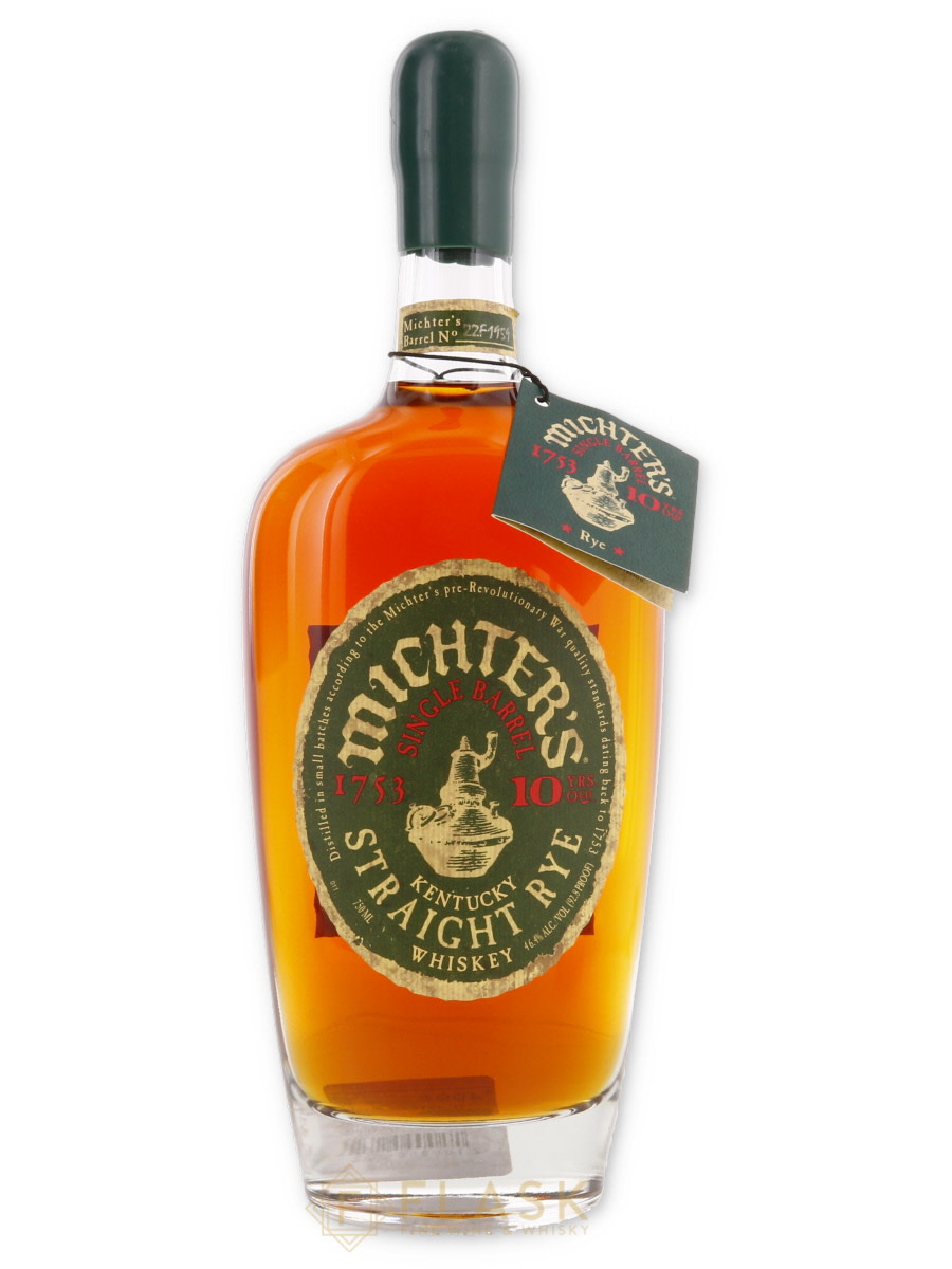 Michters 10 Year Old Single Barrel Rye Whiskey 2023 - Flask Fine Wine & Whisky