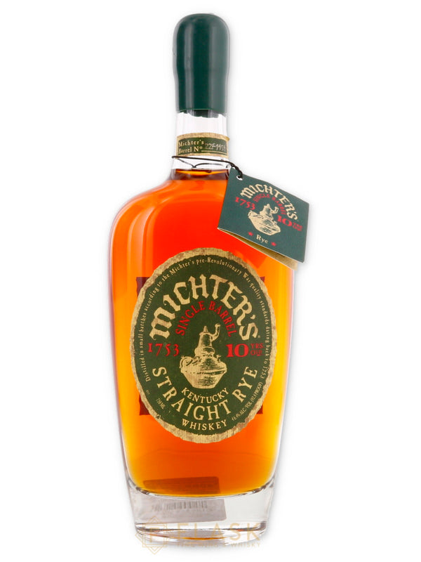 Michters 10 Year Old Single Barrel Rye Whiskey 2023 - Flask Fine Wine & Whisky