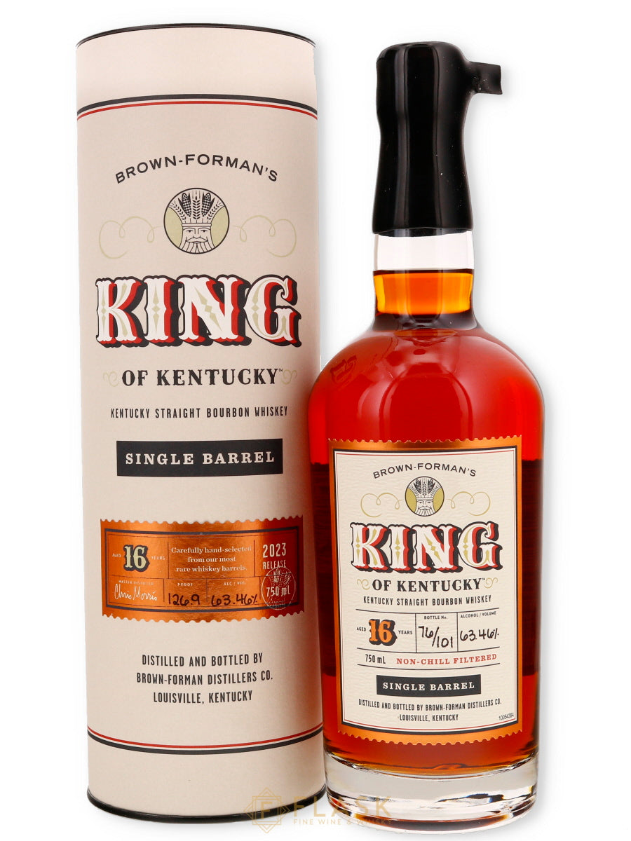 Brown Forman's King of Kentucky 16 Year Old Single Barrel Bourbon 2023 Release - Flask Fine Wine & Whisky