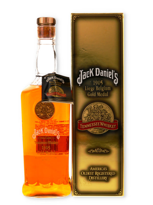 Jack Daniel's '1905' Gold Medal Series 1997 With Box and Tag - Flask Fine Wine & Whisky