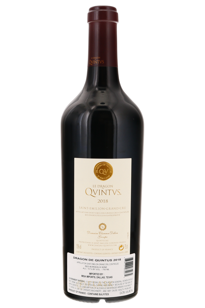 Le Dragon de Quintus Saint Emilon Grand Cru 2018