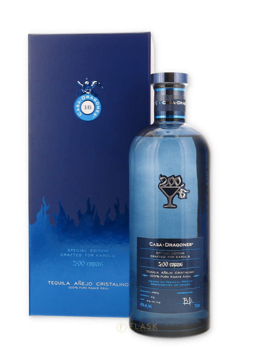 Casa Dragones Tequila Cristalino 200 Copas Karol G Edition - Flask Fine Wine & Whisky