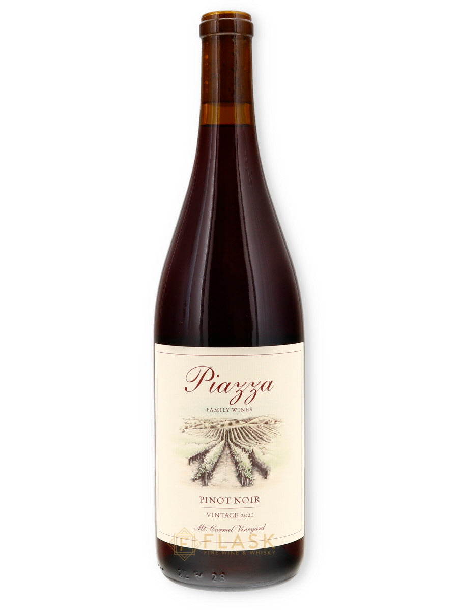 Piazza Family Wines 2021 Pinot Noir Mt. Carmel Vineyard - Flask Fine Wine & Whisky